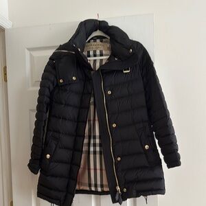 Burberry Quilted Black Puffer Coat